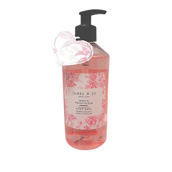James & Jo Luxury HAND Soap Rose & Peony Suede Fragrance 16.9 fl oz MOM's GIFT - Picture 1 of 5